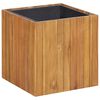 vidaXL Raised Bed | Brown | Solid acacia wood | Medium | Wooden Planter | Square