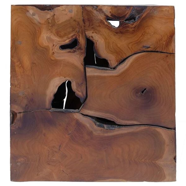 vidaXL Stool Solid Teak Wood