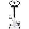 vidaXL Exercise Bike with Belt Resistance White