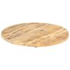 vidaXL Table Top Solid Mango Wood Round 25-27 mm 70 cm