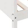 vidaXL Day Bed without Mattress White 90x200 cm Solid Wood Pine