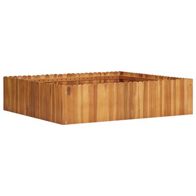 vidaXL Garden Raised Bed 100x100x25 cm Solid Acacia Wood
