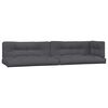 vidaXL Pallet Cushions 5 pcs Anthracite Fabric