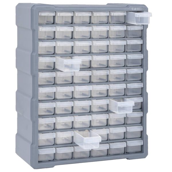 vidaXL Multi-drawer Organiser with 60 Drawers 38x16x47.5 cm