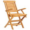 vidaXL Folding Garden Chairs 2 pcs 56x63x90 cm Solid Wood Teak