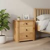 vidaXL Bedside Cabinet 46x40x57 cm Pinewood Panama Range