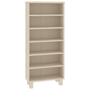 vidaXL CD Cabinet | Honey brown | Solid pinewood, MDF | Regular | CD Cabinet