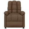 vidaXL Recliner Chair Brown Fabric