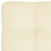 vidaXL Pallet Sofa Cushions 7 pcs Cream