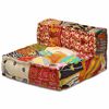 vidaXL 3-Seater Modular Pouffe Patchwork Fabric