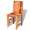 vidaXL Dining Chairs 6 pcs Solid Wood