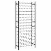 vidaXL Wine Rack for 96 Bottles Black Iron