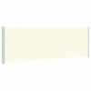 vidaXL Patio Retractable Side Awning 200x614 cm Cream