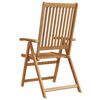 vidaXL Folding Garden Chairs 8 pcs Solid Acacia Wood