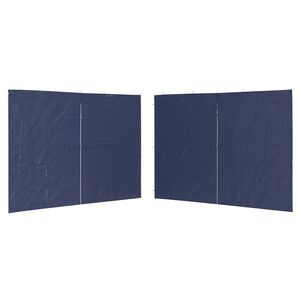 vidaXL Gazebos Blue PE and Steel