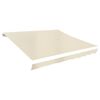 vidaXL Awning Replacement Fabric Cream 600x300 cm Polyester