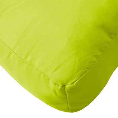 vidaXL Pallet Cushion Bright Green 50x50x12 cm Fabric