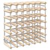 vidaXL Wine Rack for 42 Bottles Solid Pinewood