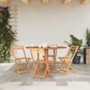 vidaXL Folding Butterfly Garden Table 120x70x75 cm Solid Teak Wood
