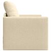 vidaXL Floor Sofa Bed 2-in-1 Cream 112x174x55 cm Fabric