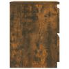 vidaXL Bedside Cabinets 2 pcs Smoked Oak 30x30x40 cm Engineered Wood