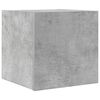 vidaXL Wall Mounted TV Cabinet Concrete Grey 30.5x30x30 cm