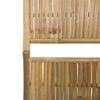 vidaXL 3-Panel Room Divider Bamboo 120x180 cm