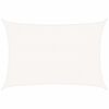 vidaXL Sunshade Sail 160 g/m&sup2; White 2.5x3.5 m HDPE