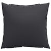 vidaXL Sofa Cushions 4 pcs Black 50x50 cm Fabric