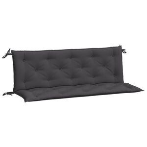 vidaXL Garden Bench Cushions 2pcs Anthracite 150x50x7cm Oxford Fabric