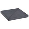 vidaXL Umbrella Weight Plate | Black | Granite | 15 kg | Decorative Inlays
