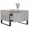 vidaXL Coffee Table Concrete Grey 55x55x36.5 cm Engineered Wood