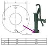 vidaXL Cast Iron Garden Hand Water Pump