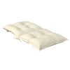 vidaXL Garden Lowback Chair Cushions 4 pcs Cream 100x50x7 cm Fabric