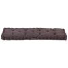 vidaXL Pallet Floor Cushion Cotton 120x40x7 cm Anthracite