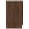 vidaXL Bedside Cabinets 2 pcs Brown Oak 38x35x56 cm Engineered Wood