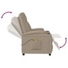 vidaXL Massage Chair Cappuccino Faux Leather