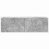 vidaXL 8 Piece TV Cabinet Set Concrete Grey Engineered Wood