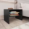 vidaXL Bedside Cabinets 2 pcs Black 40x30x30 cm Engineered Wood