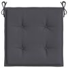 vidaXL Garden Chair Cushions 6 pcs Anthracite 50x50x4 cm Oxford Fabric