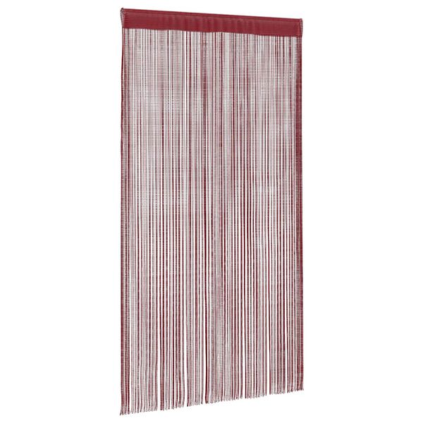 vidaXL String Curtains 2 pcs 100x250 cm Burgundy