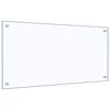 vidaXL Kitchen Backsplashes 2 pcs Transparent 80x40 cm Tempered Glass
