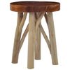 vidaXL Stool Brown Teak Wood