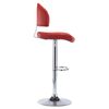 vidaXL Bar Stools 2 pcs Wine Red Faux Leather