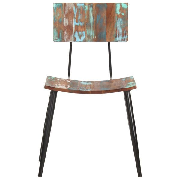 vidaXL Dining Chairs 4 pcs Solid Reclaimed Wood