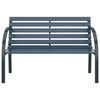 vidaXL Garden Bench 120 cm Grey Wood