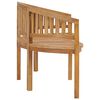 vidaXL Banana Bench 180 cm Solid Teak Wood