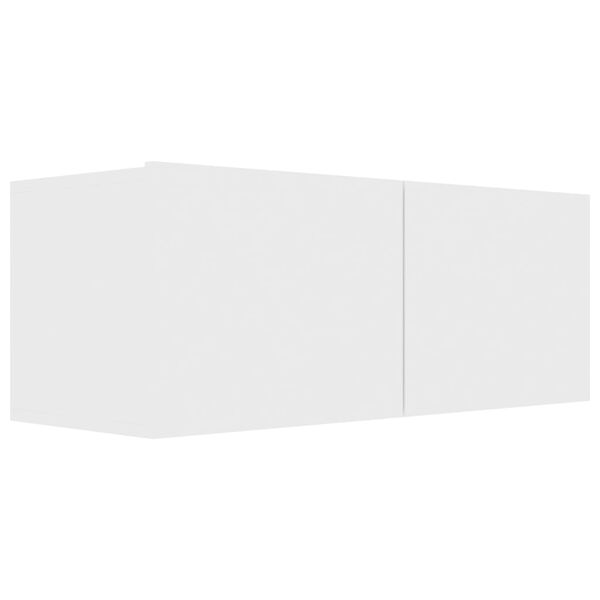 vidaXL 3 Piece TV Cabinet Set White Engineered Wood