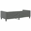 vidaXL Day Bed without Mattress Dark Grey 90x190 cm Fabric