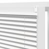 Plisse Blind 100x125cm White Pleated Blind